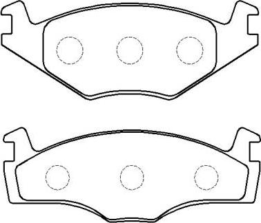 HSB Gold HP9008 - Bremsbelagsatz, Scheibenbremse alexcarstop-ersatzteile.com