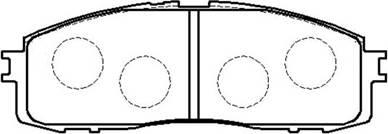 HSB Gold HP9102 - Bremsbelagsatz, Scheibenbremse alexcarstop-ersatzteile.com