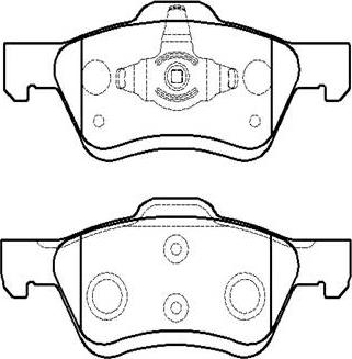 Valeo 670295 - Bremsbelagsatz, Scheibenbremse alexcarstop-ersatzteile.com