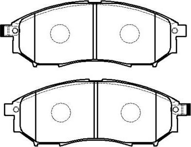 HELLA 8DB 355 033-301 - Bremsbelagsatz, Scheibenbremse alexcarstop-ersatzteile.com