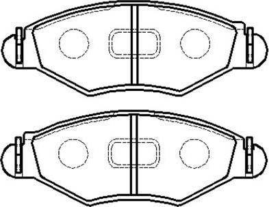 Jurid 571954JC - Bremsbelagsatz, Scheibenbremse alexcarstop-ersatzteile.com