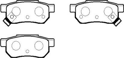 HSB Gold HP5061 - Bremsbelagsatz, Scheibenbremse alexcarstop-ersatzteile.com