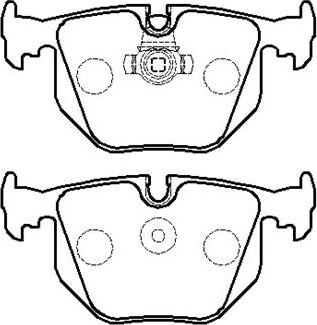 HSB Gold HP5188 - Bremsbelagsatz, Scheibenbremse alexcarstop-ersatzteile.com