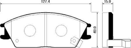 Magneti Marelli 363700200366 - Bremsbelagsatz, Scheibenbremse alexcarstop-ersatzteile.com