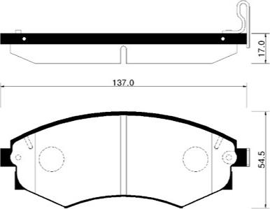 HSB Gold HP0006 - Bremsbelagsatz, Scheibenbremse alexcarstop-ersatzteile.com