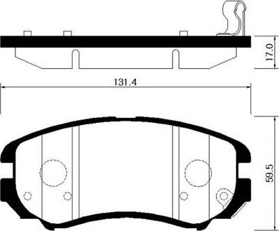 Herth+Buss Elparts B1103021 - Bremsbelagsatz, Scheibenbremse alexcarstop-ersatzteile.com