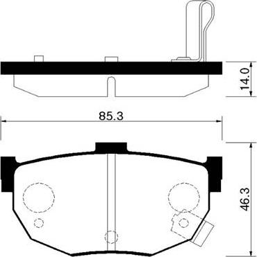 Textar 7146D231 - Bremsbelagsatz, Scheibenbremse alexcarstop-ersatzteile.com