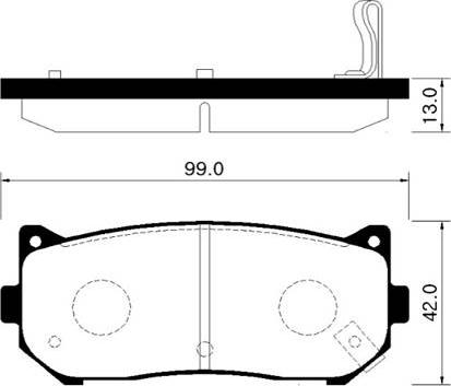 Spidan 32956 - Bremsbelagsatz, Scheibenbremse alexcarstop-ersatzteile.com