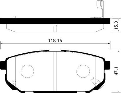 BOSCH 986494388 - Bremsbelagsatz, Scheibenbremse alexcarstop-ersatzteile.com