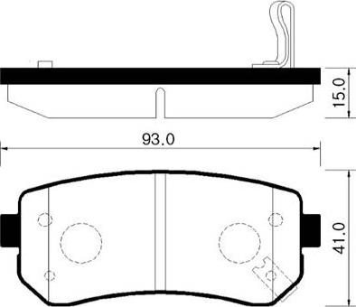 HSB Gold HP1035 - Bremsbelagsatz, Scheibenbremse alexcarstop-ersatzteile.com