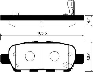 HSB Gold HP3007 - Bremsbelagsatz, Scheibenbremse alexcarstop-ersatzteile.com