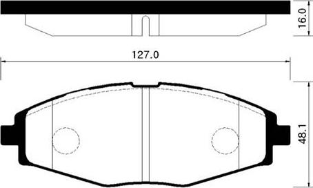 Dynamatrix DBP1337 - Bremsbelagsatz, Scheibenbremse alexcarstop-ersatzteile.com