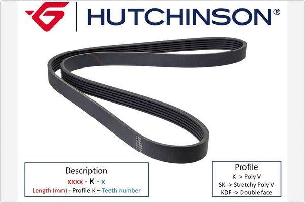 Hutchinson 836 SK 4 - Keilrippenriemen alexcarstop-ersatzteile.com