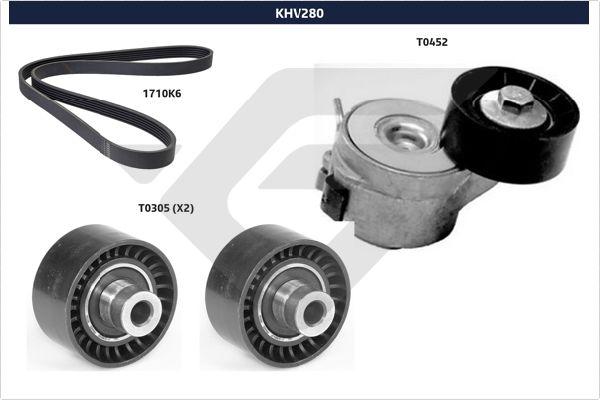 Hutchinson KHV 280 - Keilrippenriemensatz alexcarstop-ersatzteile.com