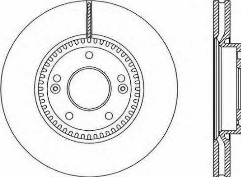 Hyundai 51712-2Y000 - Bremsscheibe alexcarstop-ersatzteile.com