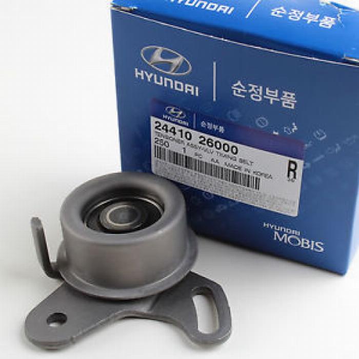 Hyundai 24410-26000 - Spannrolle, Zahnriemen alexcarstop-ersatzteile.com