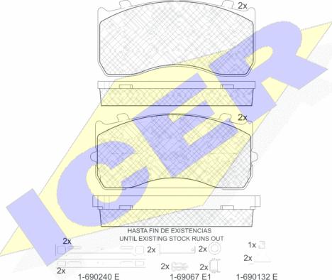 Icer 151404-066 - Bremsbelagsatz, Scheibenbremse alexcarstop-ersatzteile.com