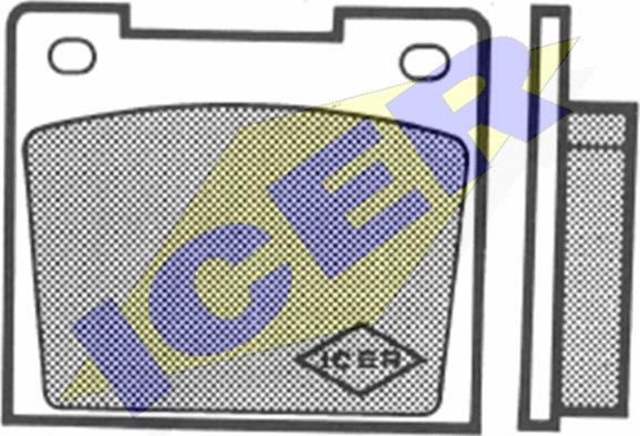 Icer 180084 - Bremsbelagsatz, Scheibenbremse alexcarstop-ersatzteile.com