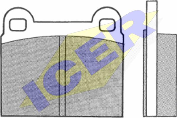 Icer 180078 - Bremsbelagsatz, Scheibenbremse alexcarstop-ersatzteile.com