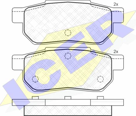 SACHS 111_1069 - Bremsbelagsatz, Scheibenbremse alexcarstop-ersatzteile.com