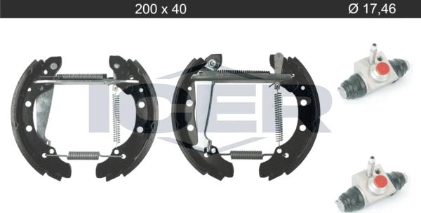 Icer 79KT0105 C - Bremsbackensatz alexcarstop-ersatzteile.com