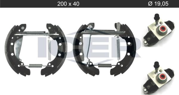 Icer 79KT0106 C - Bremsbackensatz alexcarstop-ersatzteile.com