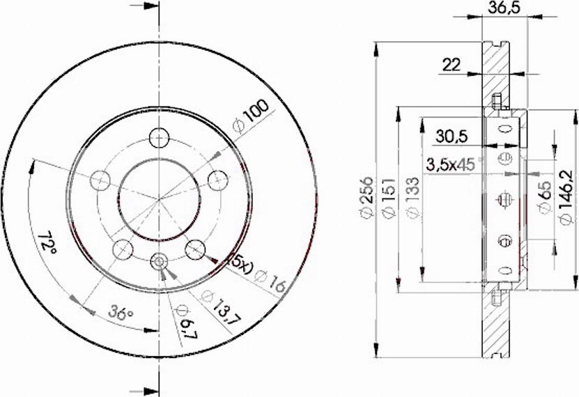 Icer 78BD5602 - Bremsscheibe alexcarstop-ersatzteile.com