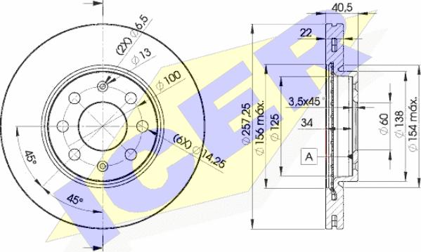 Icer 78BD0920-2 - Bremsscheibe alexcarstop-ersatzteile.com