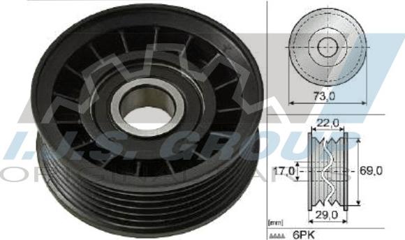 IJS GROUP 93-1508 - Umlenk / Führungsrolle, Keilrippenriemen alexcarstop-ersatzteile.com