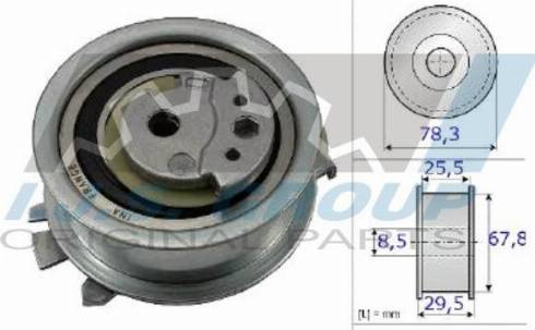 IJS GROUP 93-1841 - Spannrolle, Zahnriemen alexcarstop-ersatzteile.com