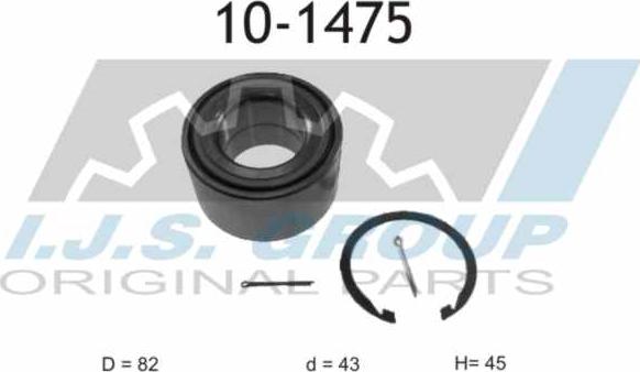 IJS GROUP 10-1475 - Radlagersatz alexcarstop-ersatzteile.com