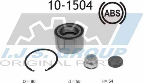 IJS GROUP 10-1504 - Radlagersatz alexcarstop-ersatzteile.com