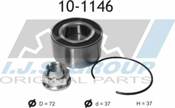 IJS GROUP 10-1146 - Radlagersatz alexcarstop-ersatzteile.com