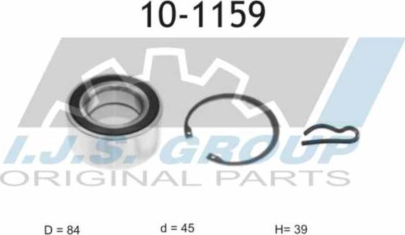 IJS GROUP 10-1159 - Radlagersatz alexcarstop-ersatzteile.com