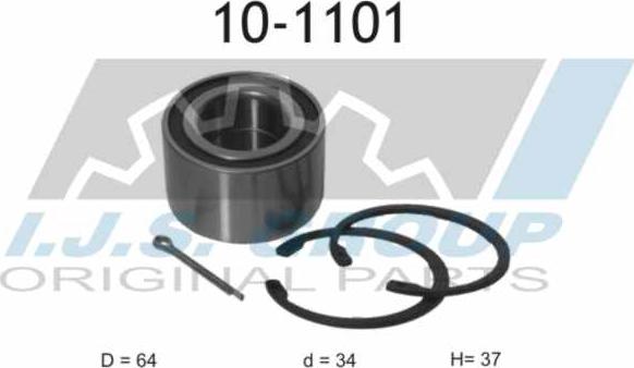 IJS GROUP 10-1101 - Radlagersatz alexcarstop-ersatzteile.com