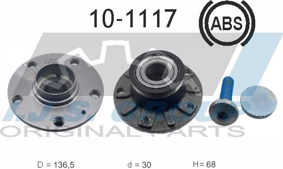 IJS GROUP 10-1117 - Radlagersatz alexcarstop-ersatzteile.com