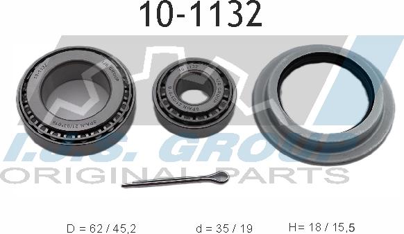 IJS GROUP 10-1132 - Radlagersatz alexcarstop-ersatzteile.com