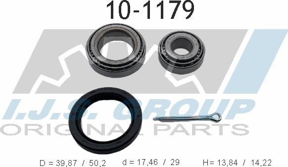 IJS GROUP 10-1179 - Radlagersatz alexcarstop-ersatzteile.com