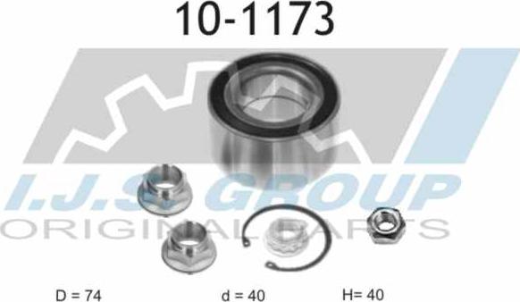 IJS GROUP 10-1173 - Radlagersatz alexcarstop-ersatzteile.com