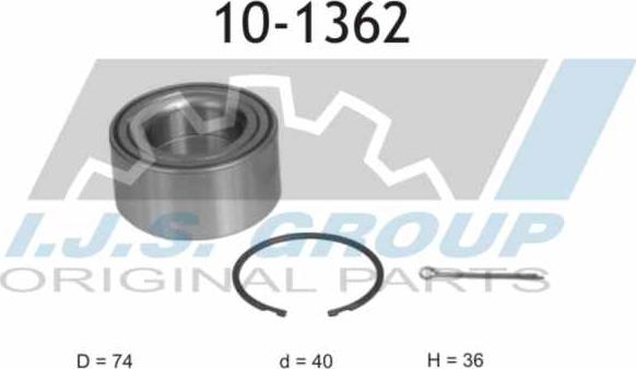 IJS GROUP 10-1362 - Radlagersatz alexcarstop-ersatzteile.com