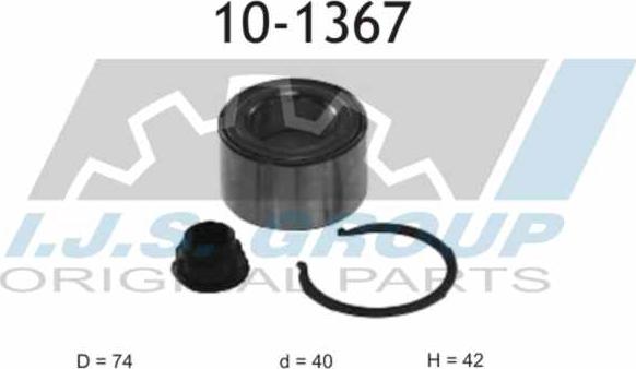 IJS GROUP 10-1367 - Radlagersatz alexcarstop-ersatzteile.com