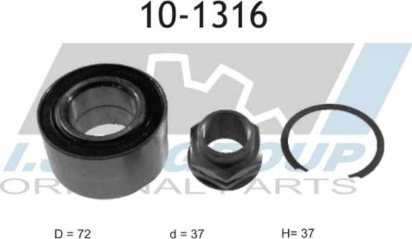 IJS GROUP 10-1316 - Radlagersatz alexcarstop-ersatzteile.com