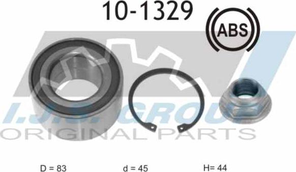 IJS GROUP 10-1329 - Radlagersatz alexcarstop-ersatzteile.com