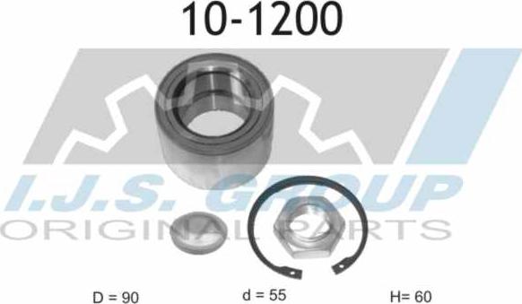 IJS GROUP 10-1200 - Radlagersatz alexcarstop-ersatzteile.com