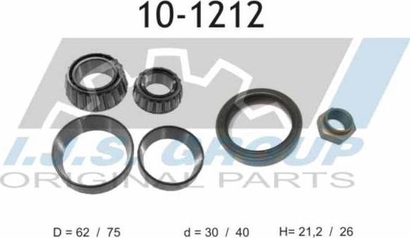 IJS GROUP 10-1212 - Radlagersatz alexcarstop-ersatzteile.com