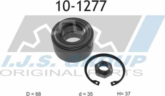 IJS GROUP 10-1277 - Radlagersatz alexcarstop-ersatzteile.com