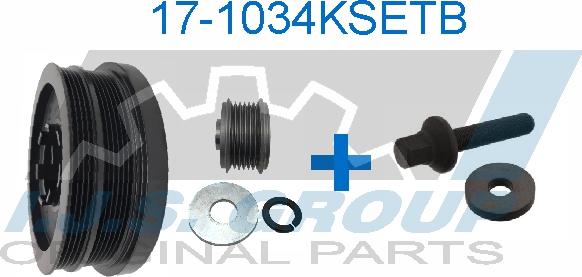 IJS GROUP 17-1034KSET B - Riemenscheibe, Kurbelwelle alexcarstop-ersatzteile.com