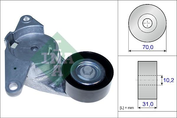 INA 534 0441 10 - Riemenspanner, Keilrippenriemen alexcarstop-ersatzteile.com