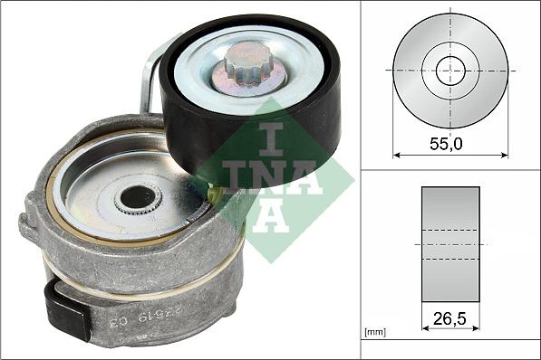 INA 534 0653 10 - Riemenspanner, Keilrippenriemen alexcarstop-ersatzteile.com