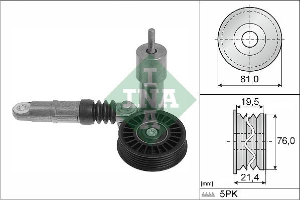 INA 534 0014 10 - Riemenspanner, Keilrippenriemen alexcarstop-ersatzteile.com